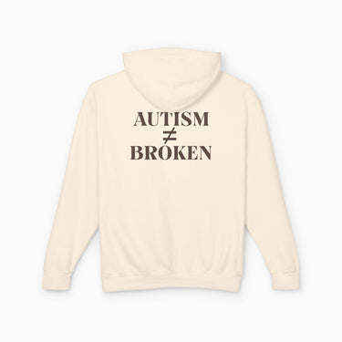 Autism Hoodie - Autism ≠ Broken Comfort Colors Lightweight Hoodie - Daily Bloom