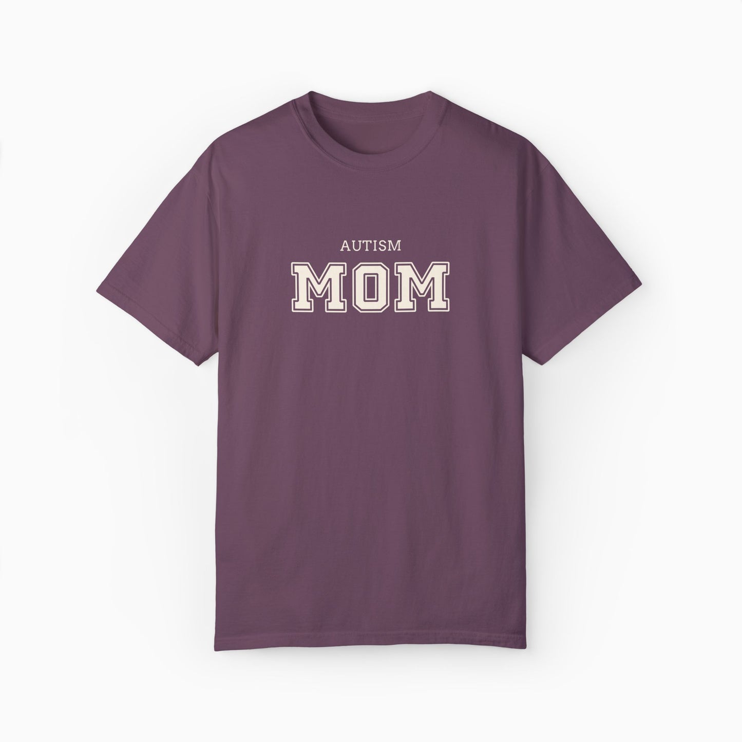 Autism Mom College Comfort Colors Tee