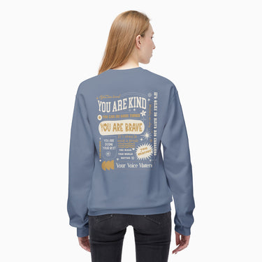 Autism Sweatshirt - Together We Bloom Tag Free Sweatshirt - Daily Bloom