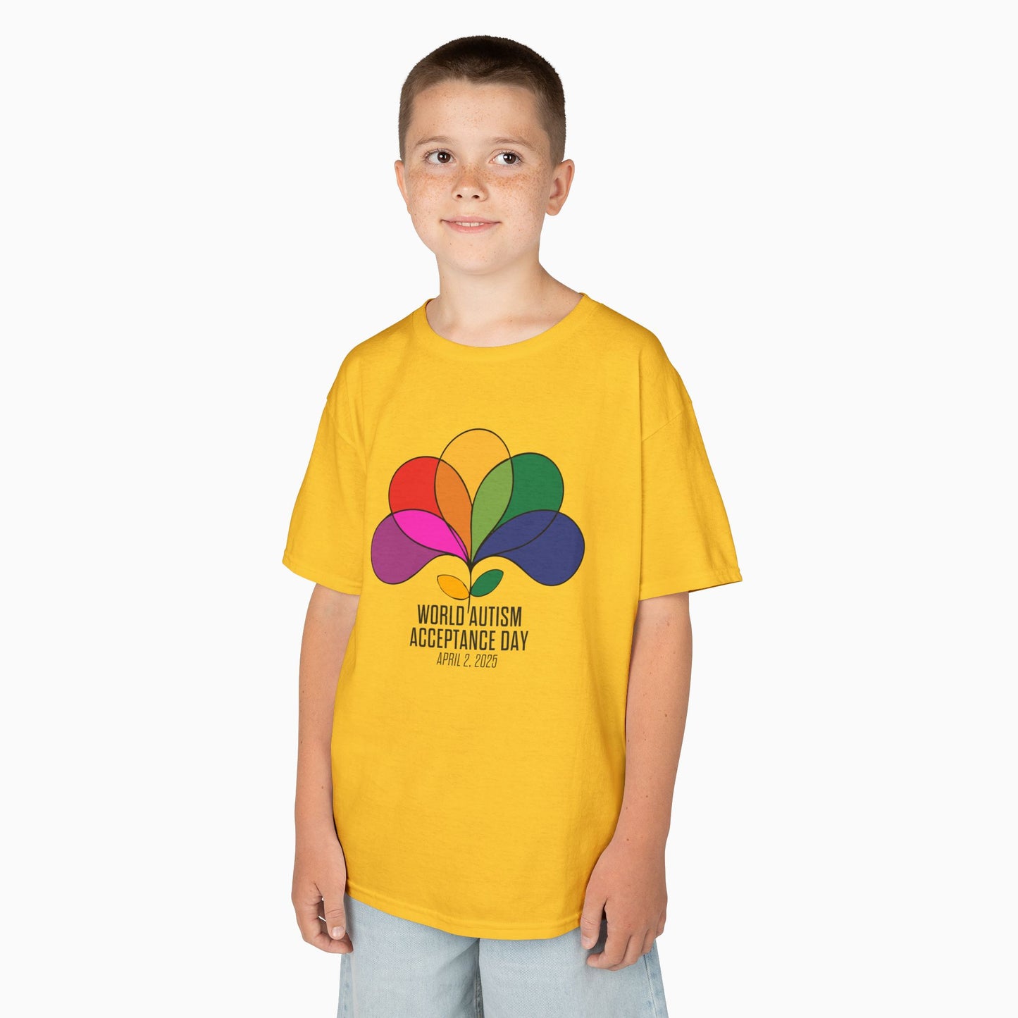 Autism Awareness 2025 - Spectrum in Bloom Youth T-Shirt