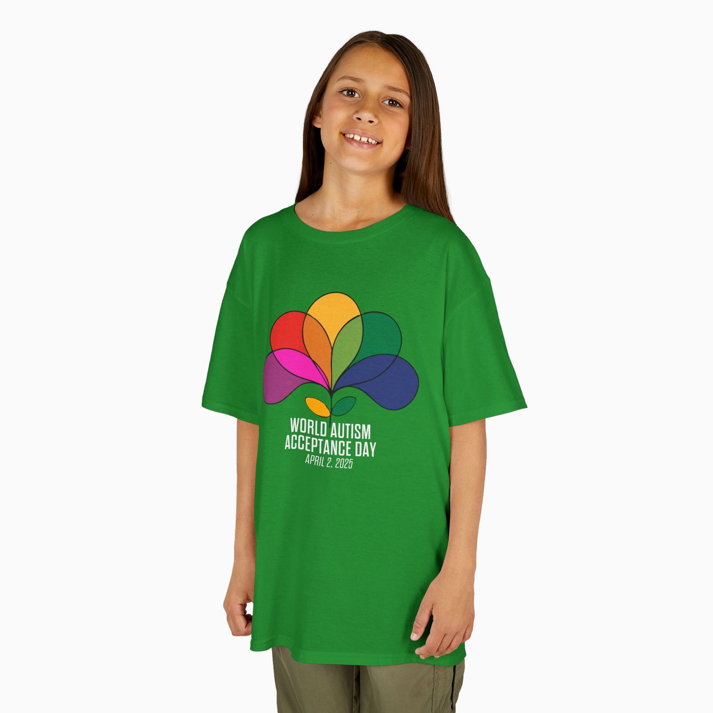 Autism Awareness 2025 - Spectrum in Bloom Youth T-Shirt