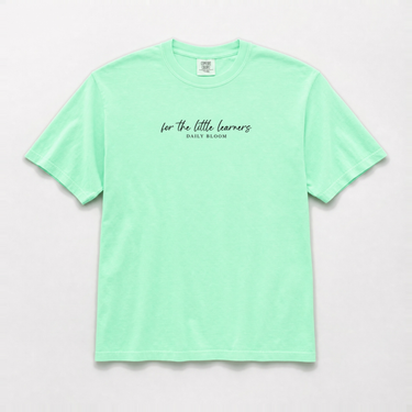 For the Little Learners Comfort Colors Tee Island Reef t-shirt, front
