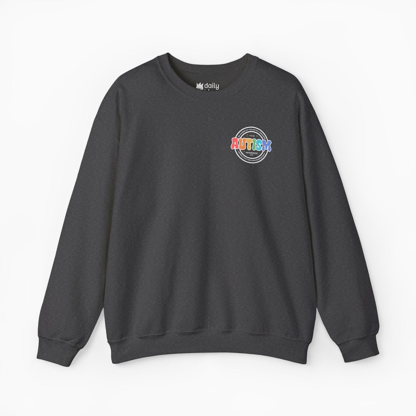 Autism Awareness 2025 - Blooms of Color All Around Sweatshirt