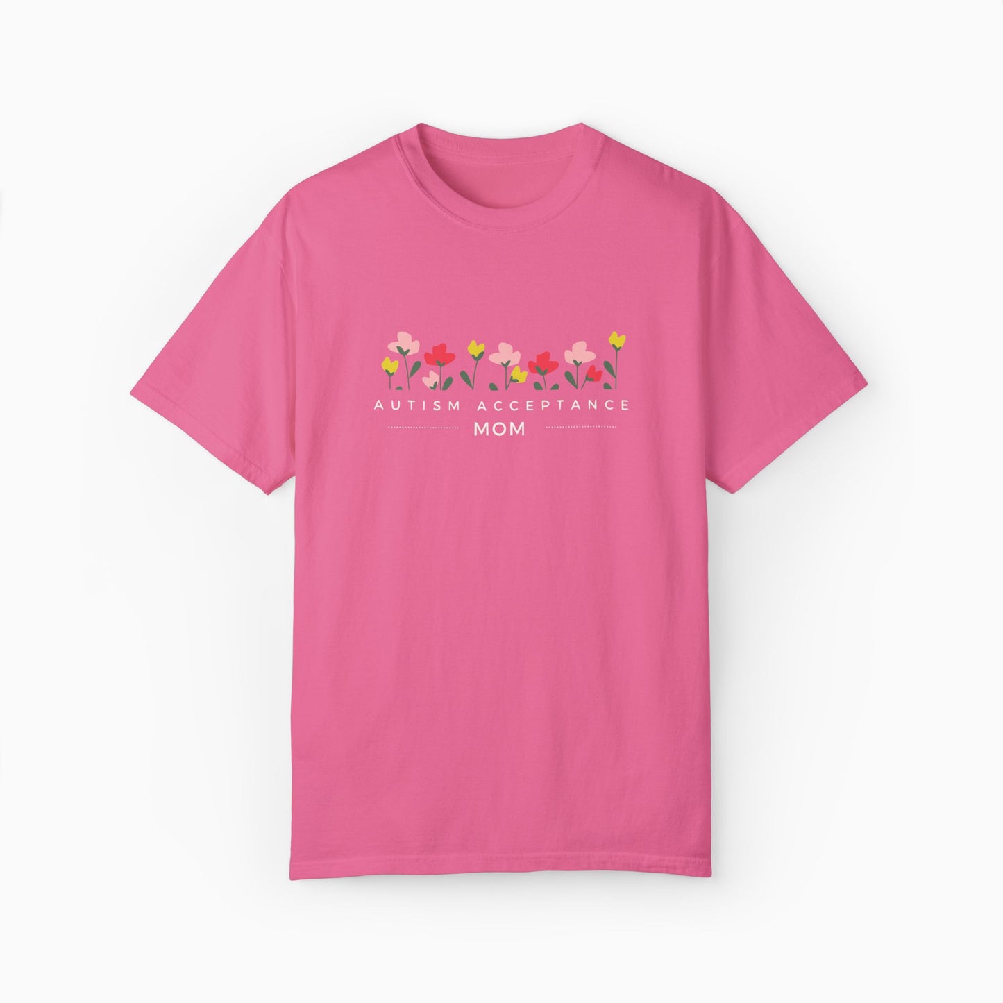 Autism Acceptance Mom Comfort Colors Tee