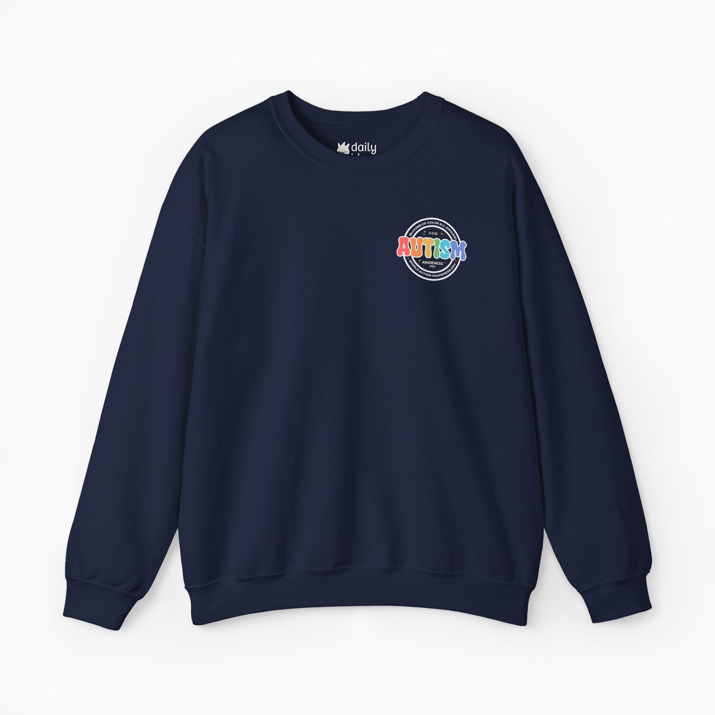Autism Awareness 2025 - Blooms of Color All Around Sweatshirt