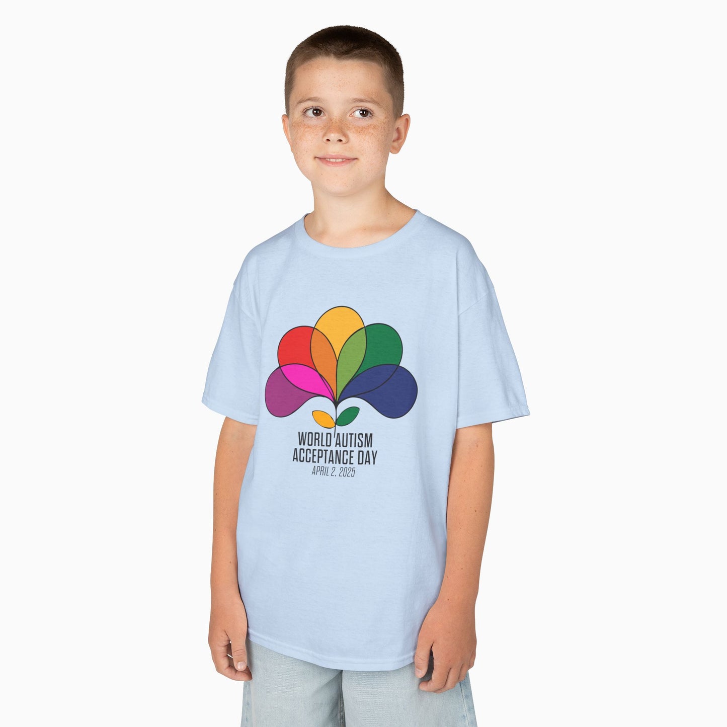 Autism Awareness 2025 - Spectrum in Bloom Youth T-Shirt