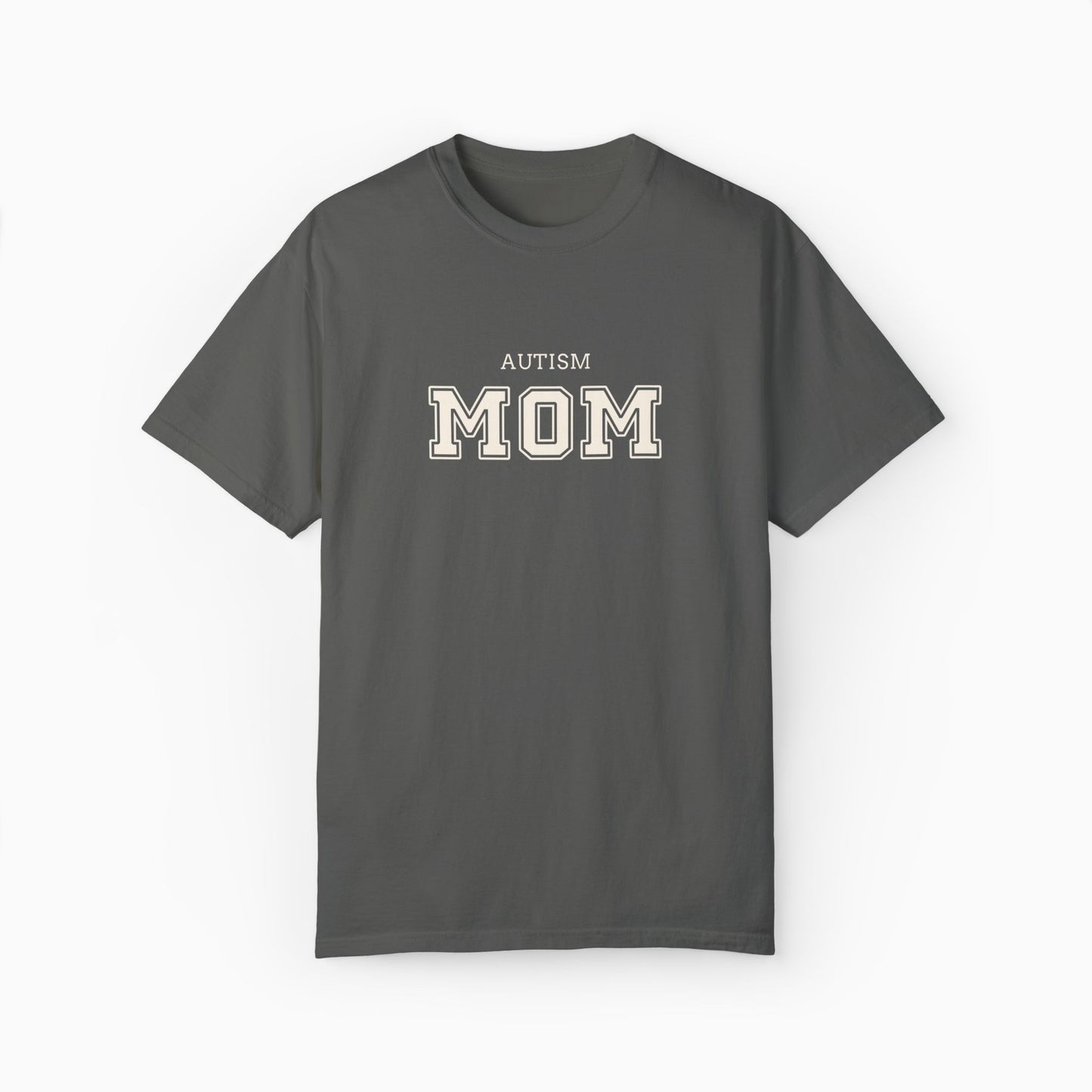 Autism Mom College Comfort Colors Tee