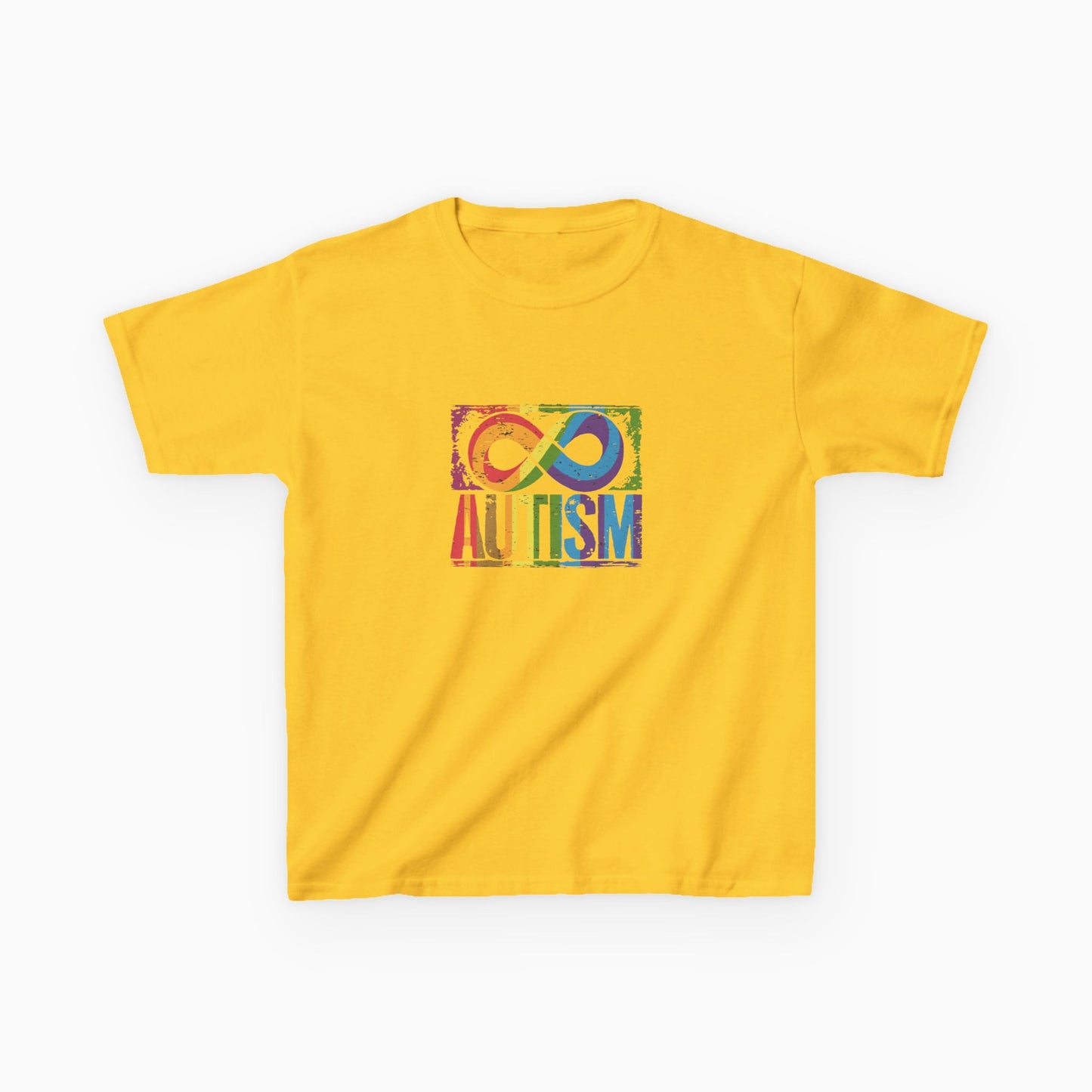 Autism Grunge Infinity Rainbow Kids T-Shirt