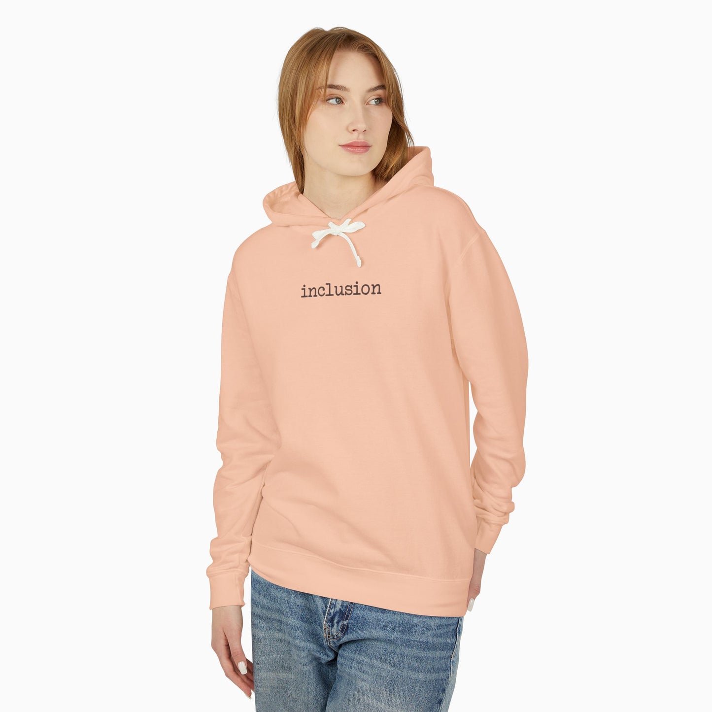 Inclusion Statement Comfort Colors Lightweight Hoodie