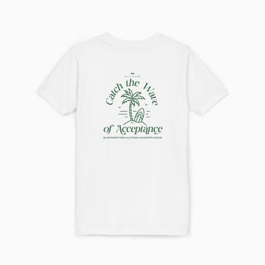 Autism T-Shirt - Catch the Wave of Acceptance Youth T-Shirt - Daily Bloom