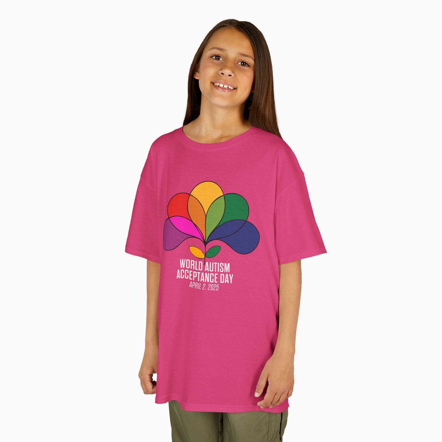 Autism Awareness 2025 - Spectrum in Bloom Youth T-Shirt