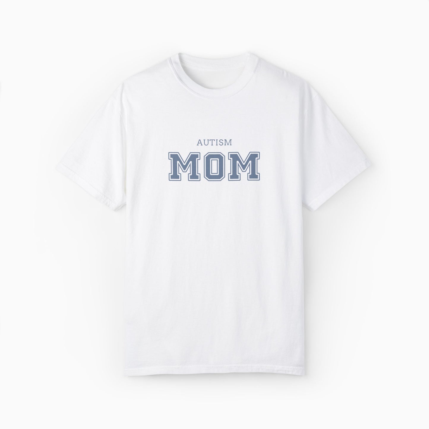 Autism Mom College Comfort Colors Tee