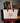 The Natural and Red Good Enough Is Enough zippered tote, front view