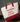 The Natural and Red Good Enough Is Enough zippered tote, back view