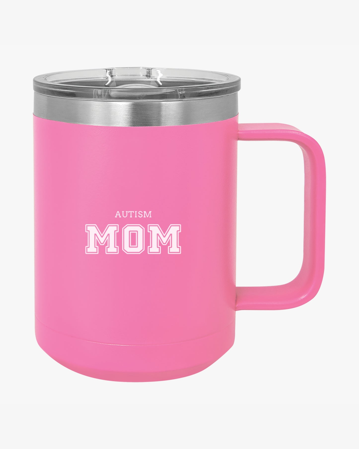Mother's Day 2025 - Autism Mom College Coffee Mug Tumbler