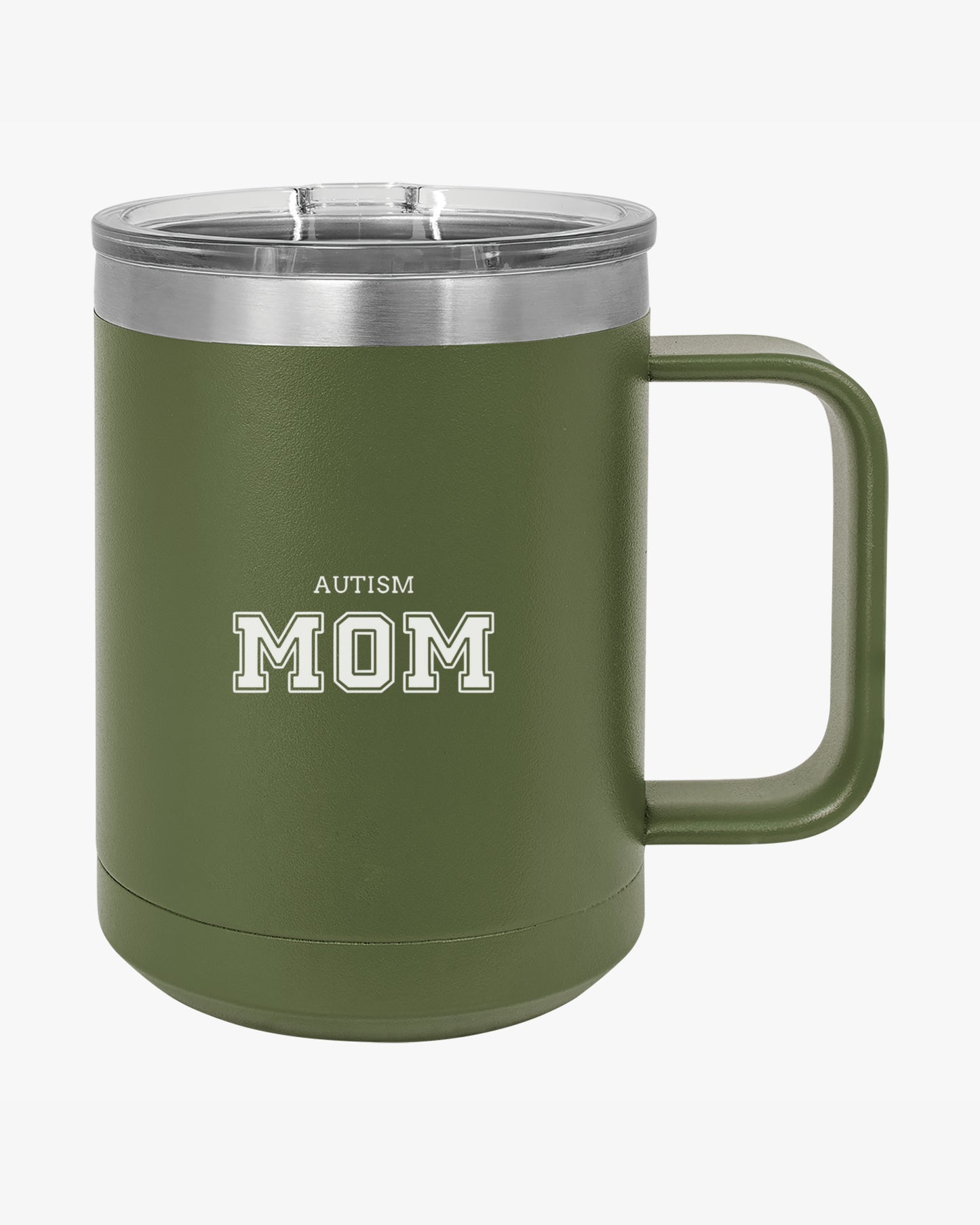 Mother's Day 2025 - Autism Mom College Coffee Mug Tumbler