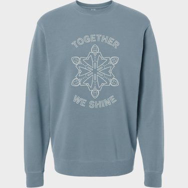 Autism Sweatshirt - Together We Shine Midweight Sweatshirt - Daily Bloom