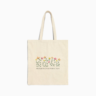 Autism Bags - Progress over Perfection Tote Bag - Daily Bloom