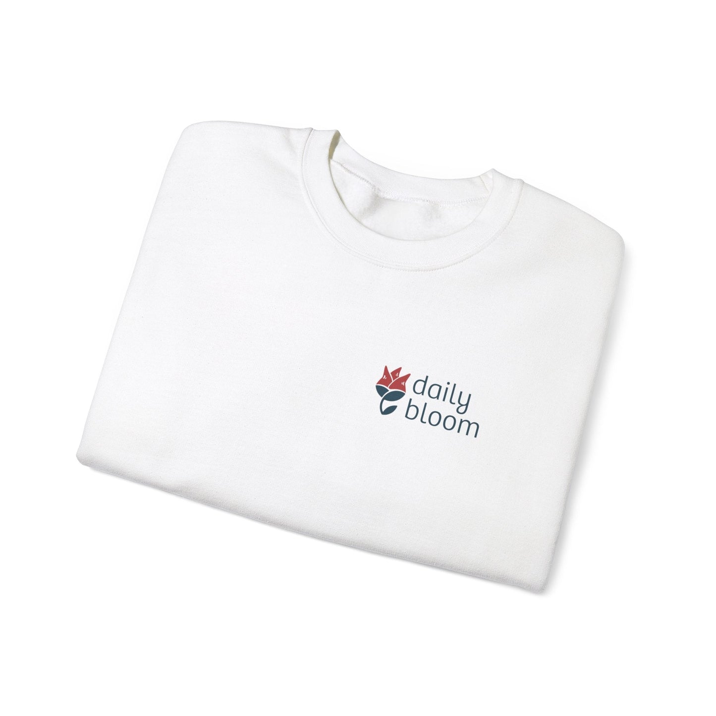 Daily Bloom Logo Sweatshirt-Neurodiversity, ADHD & Autism Awareness & Acceptance by Daily Bloom