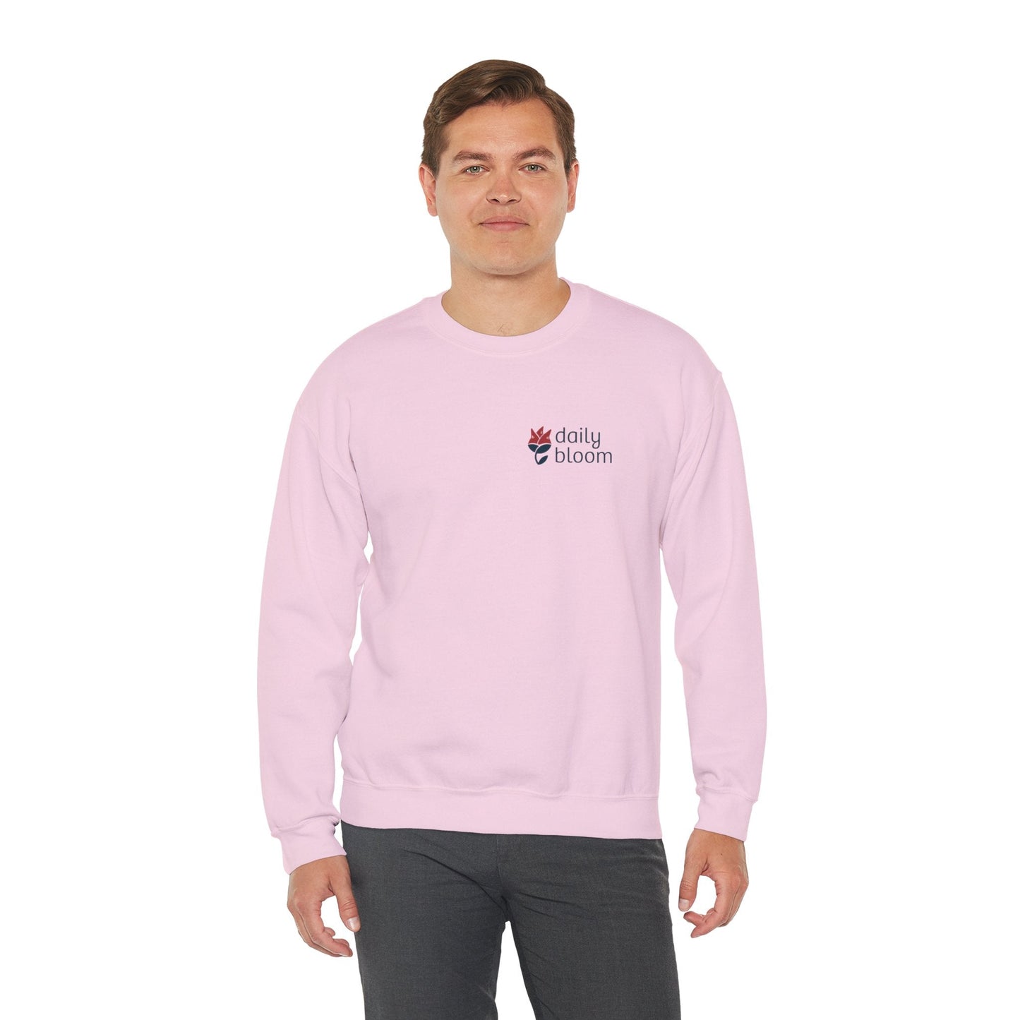 Daily Bloom Logo Sweatshirt-Neurodiversity, ADHD & Autism Awareness & Acceptance by Daily Bloom