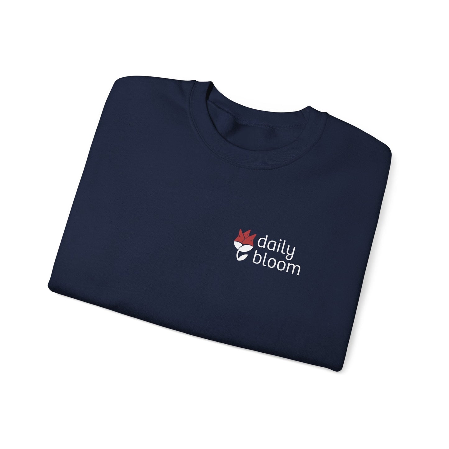 Daily Bloom Logo Sweatshirt-Neurodiversity, ADHD & Autism Awareness & Acceptance by Daily Bloom