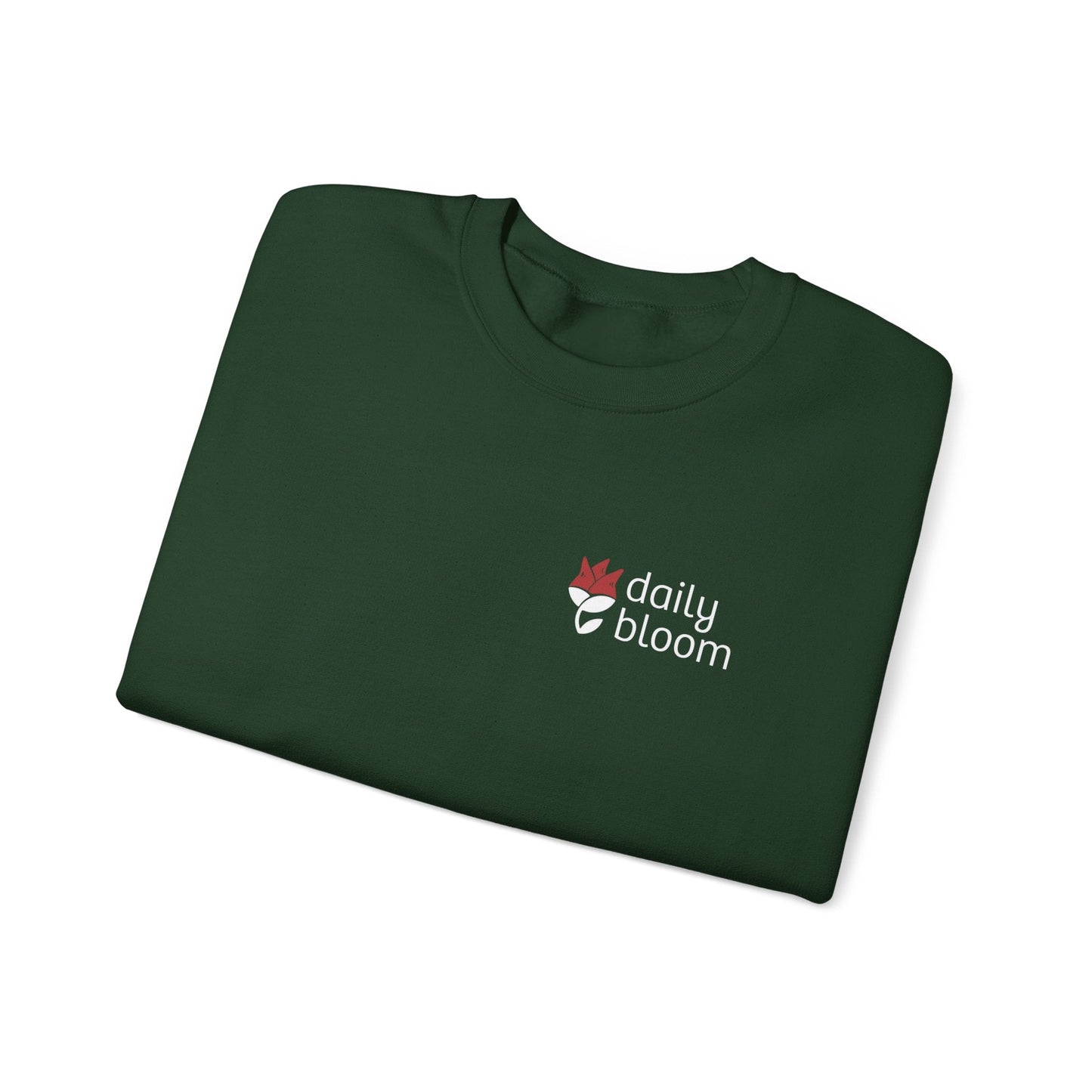 Daily Bloom Logo Sweatshirt-Neurodiversity, ADHD & Autism Awareness & Acceptance by Daily Bloom