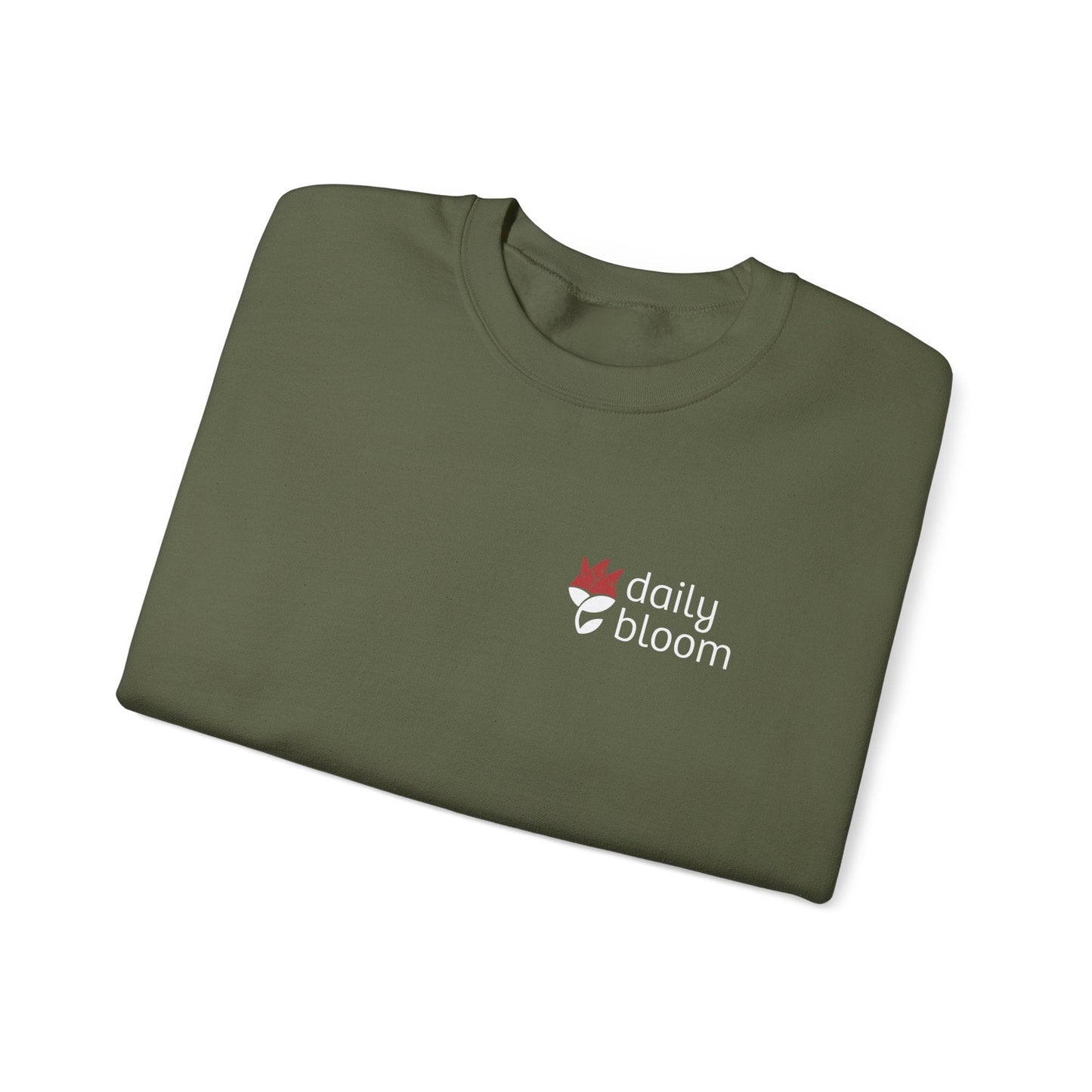 Daily Bloom Logo Sweatshirt-Neurodiversity, ADHD & Autism Awareness & Acceptance by Daily Bloom