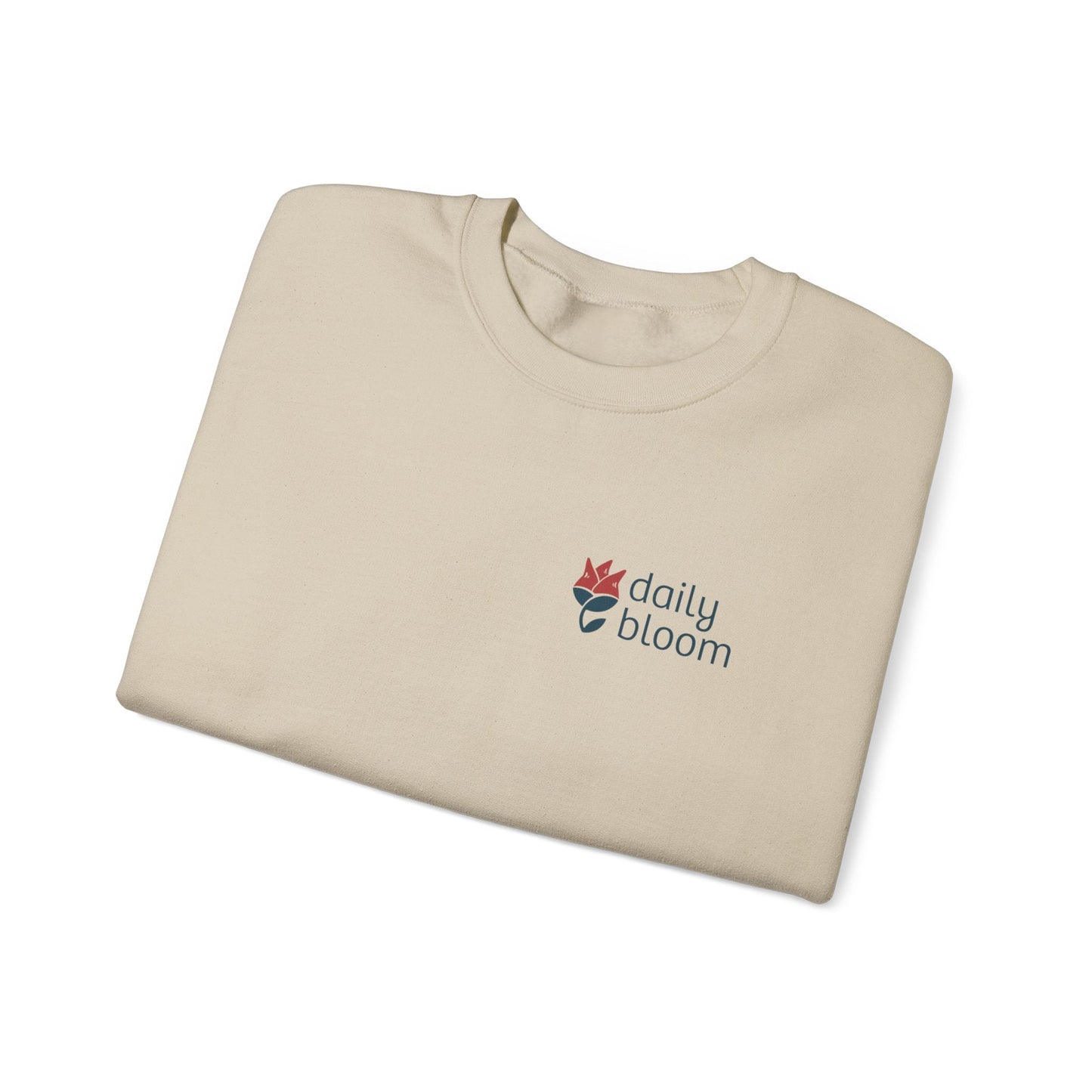 Daily Bloom Logo Sweatshirt-Neurodiversity, ADHD & Autism Awareness & Acceptance by Daily Bloom