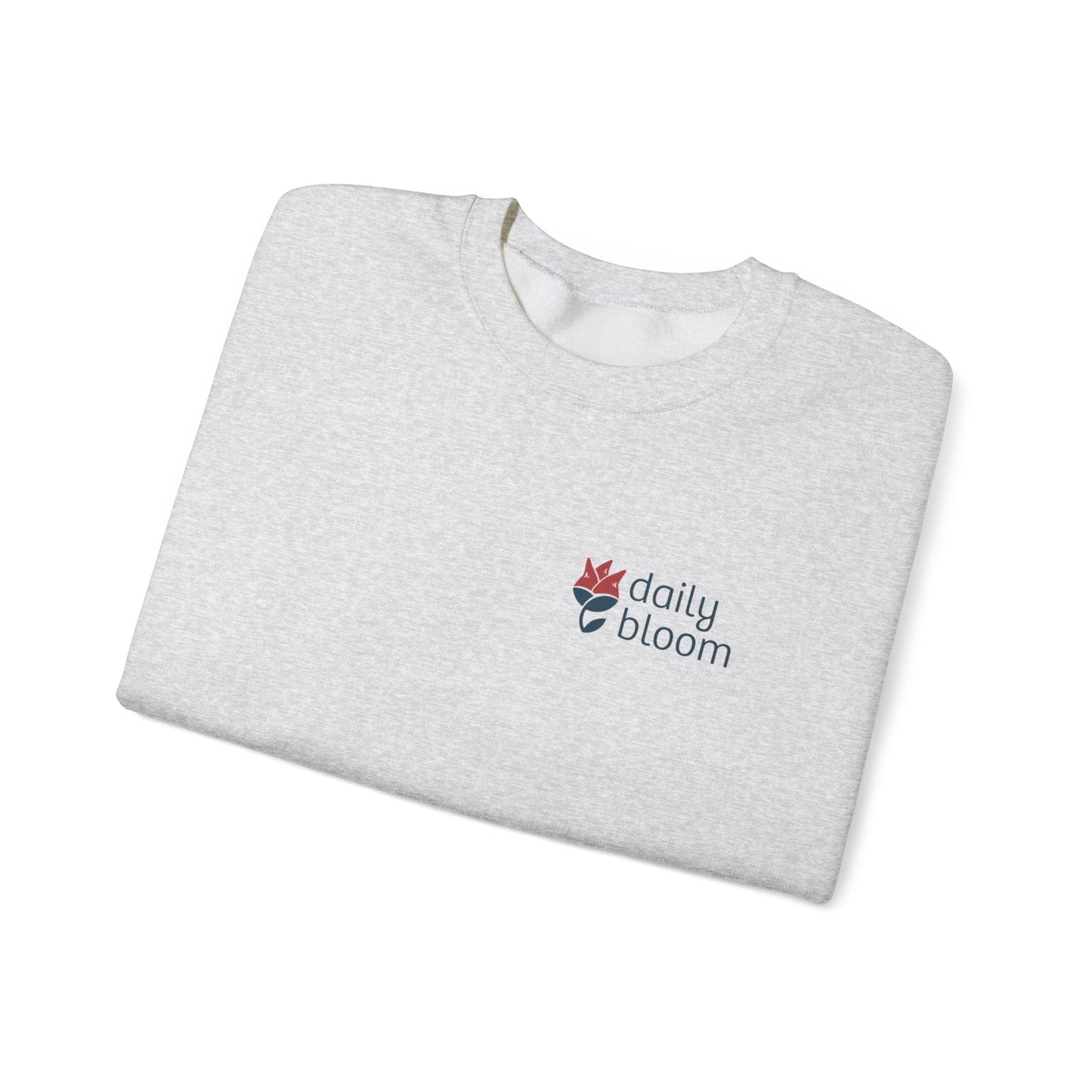 Daily Bloom Logo Sweatshirt-Neurodiversity, ADHD & Autism Awareness & Acceptance by Daily Bloom