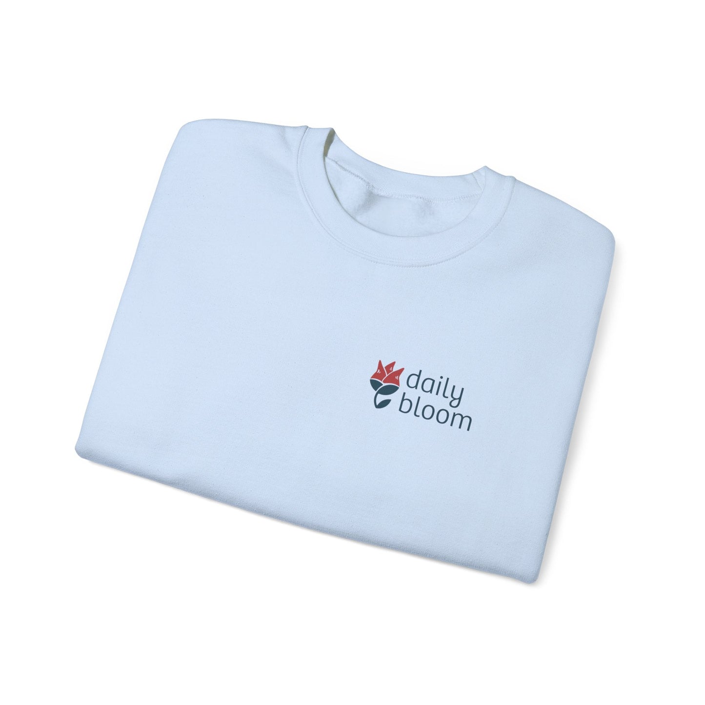 Daily Bloom Logo Sweatshirt-Neurodiversity, ADHD & Autism Awareness & Acceptance by Daily Bloom