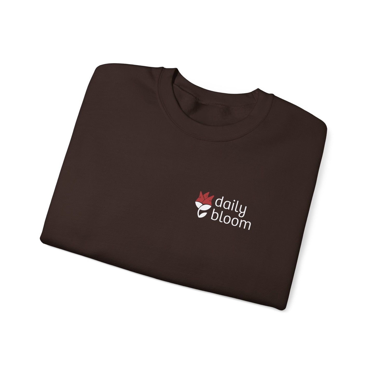 Daily Bloom Logo Sweatshirt-Neurodiversity, ADHD & Autism Awareness & Acceptance by Daily Bloom