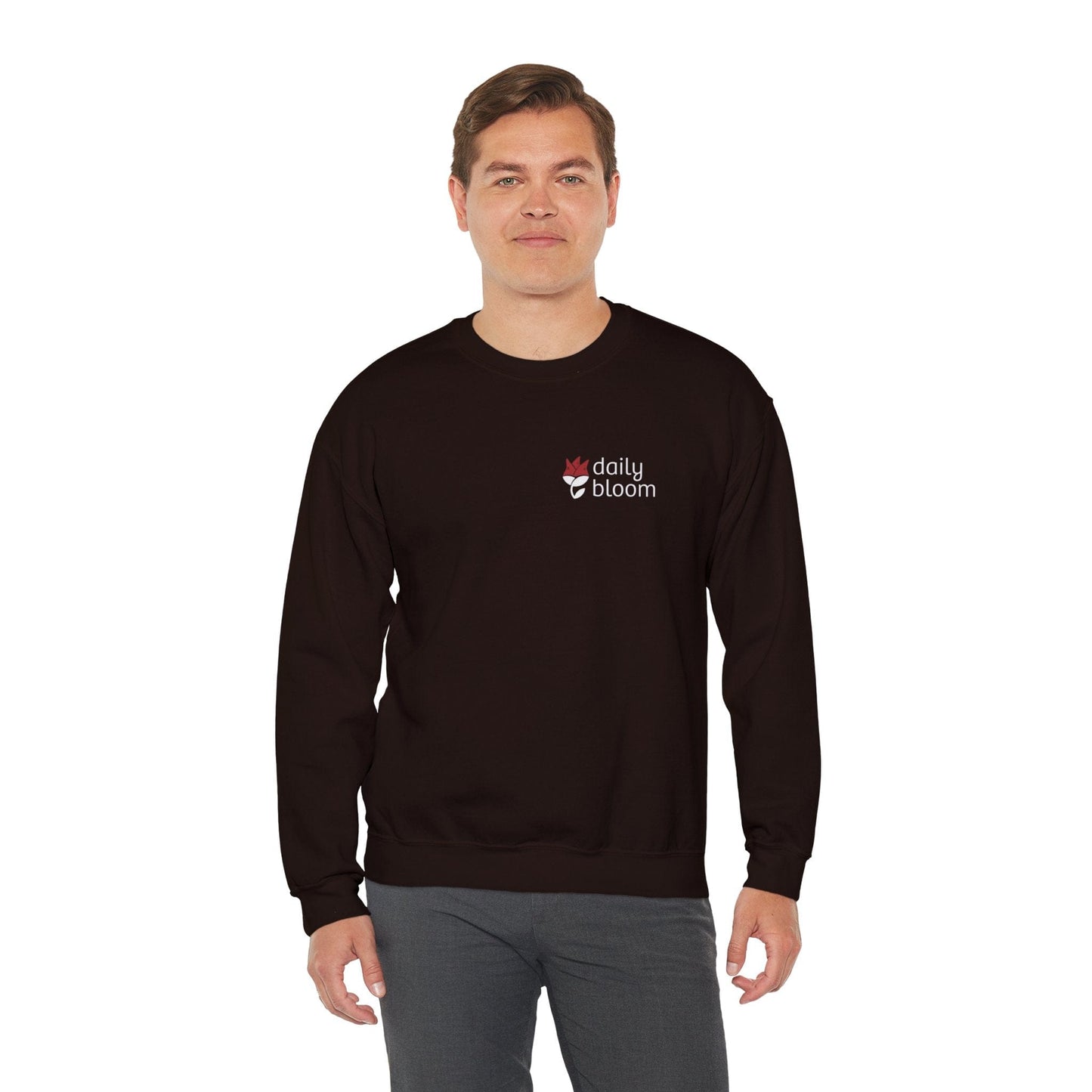 Daily Bloom Logo Sweatshirt-Neurodiversity, ADHD & Autism Awareness & Acceptance by Daily Bloom