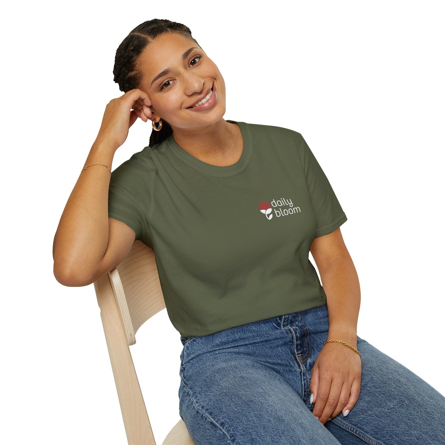 Daily Bloom Logo T-Shirt-Neurodiversity, ADHD & Autism Awareness & Acceptance by Daily Bloom
