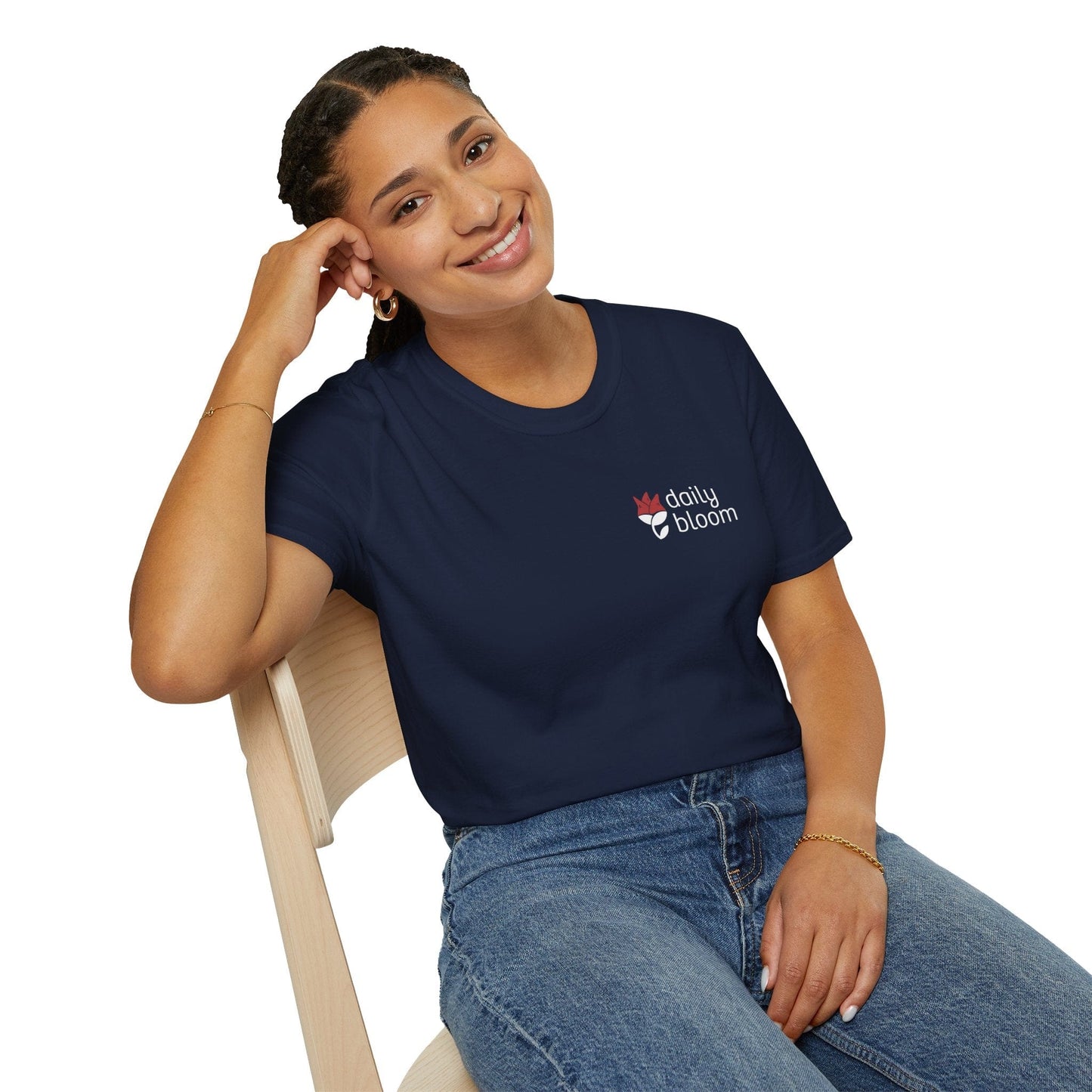 Daily Bloom Logo T-Shirt-Neurodiversity, ADHD & Autism Awareness & Acceptance by Daily Bloom