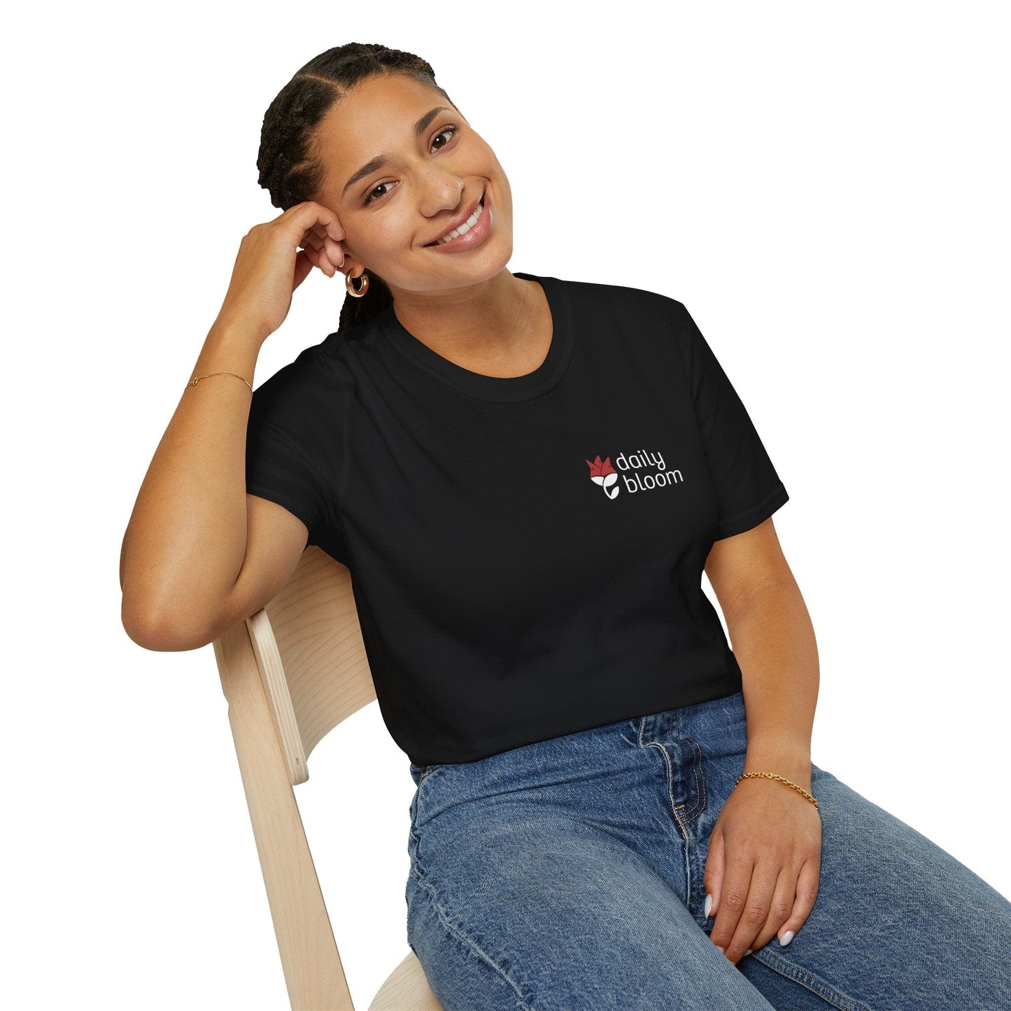 Daily Bloom Logo T-Shirt-Neurodiversity, ADHD & Autism Awareness & Acceptance by Daily Bloom