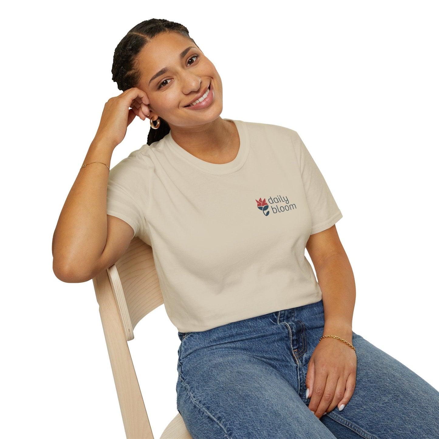 Daily Bloom Logo T-Shirt-Neurodiversity, ADHD & Autism Awareness & Acceptance by Daily Bloom
