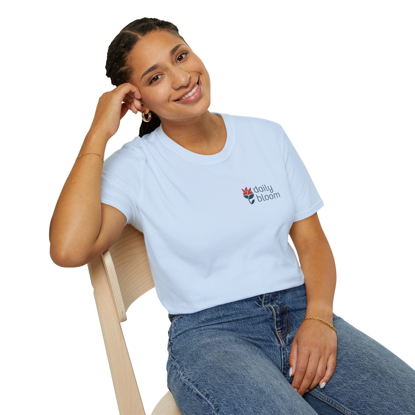 Daily Bloom Logo T-Shirt-Neurodiversity, ADHD & Autism Awareness & Acceptance by Daily Bloom