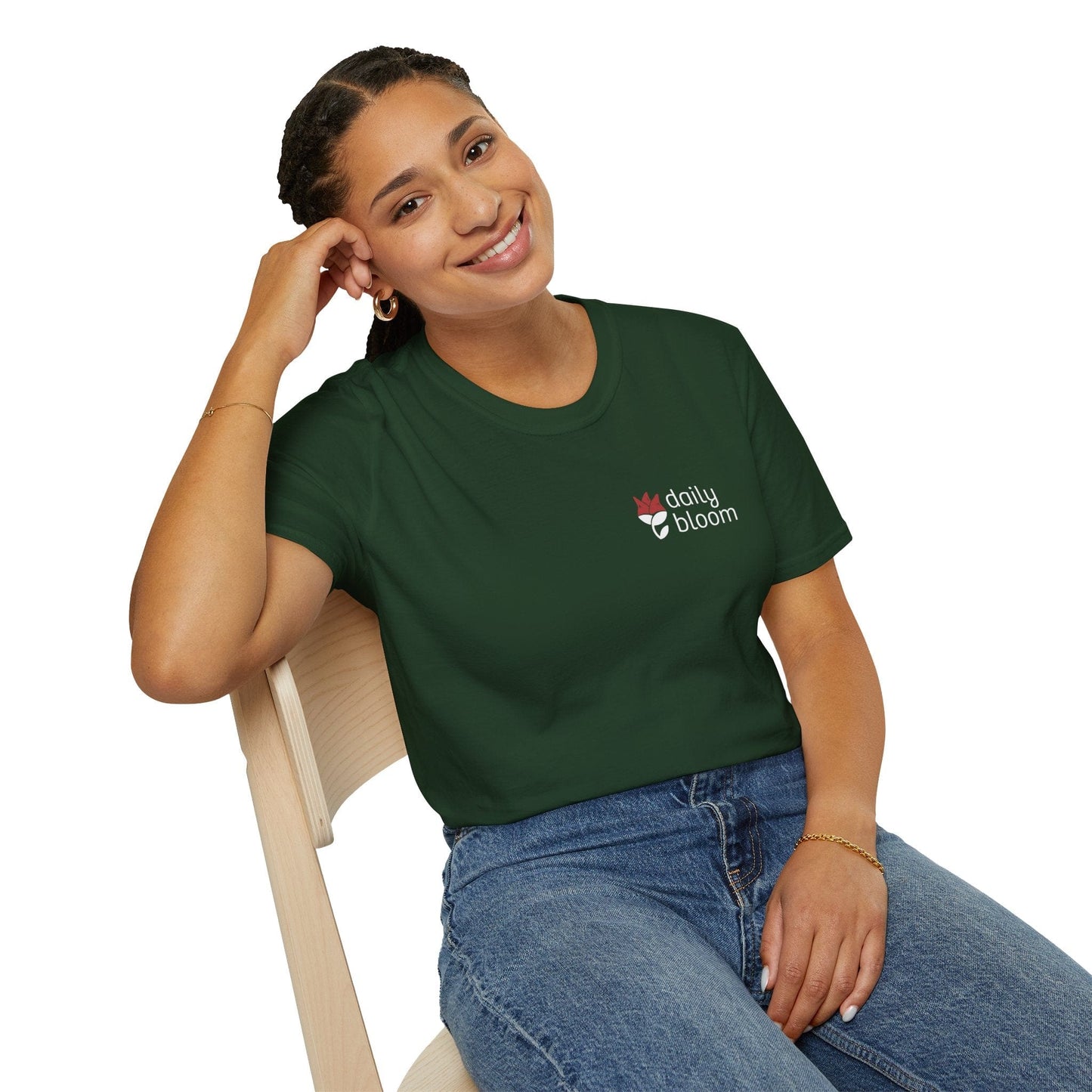 Daily Bloom Logo T-Shirt-Neurodiversity, ADHD & Autism Awareness & Acceptance by Daily Bloom