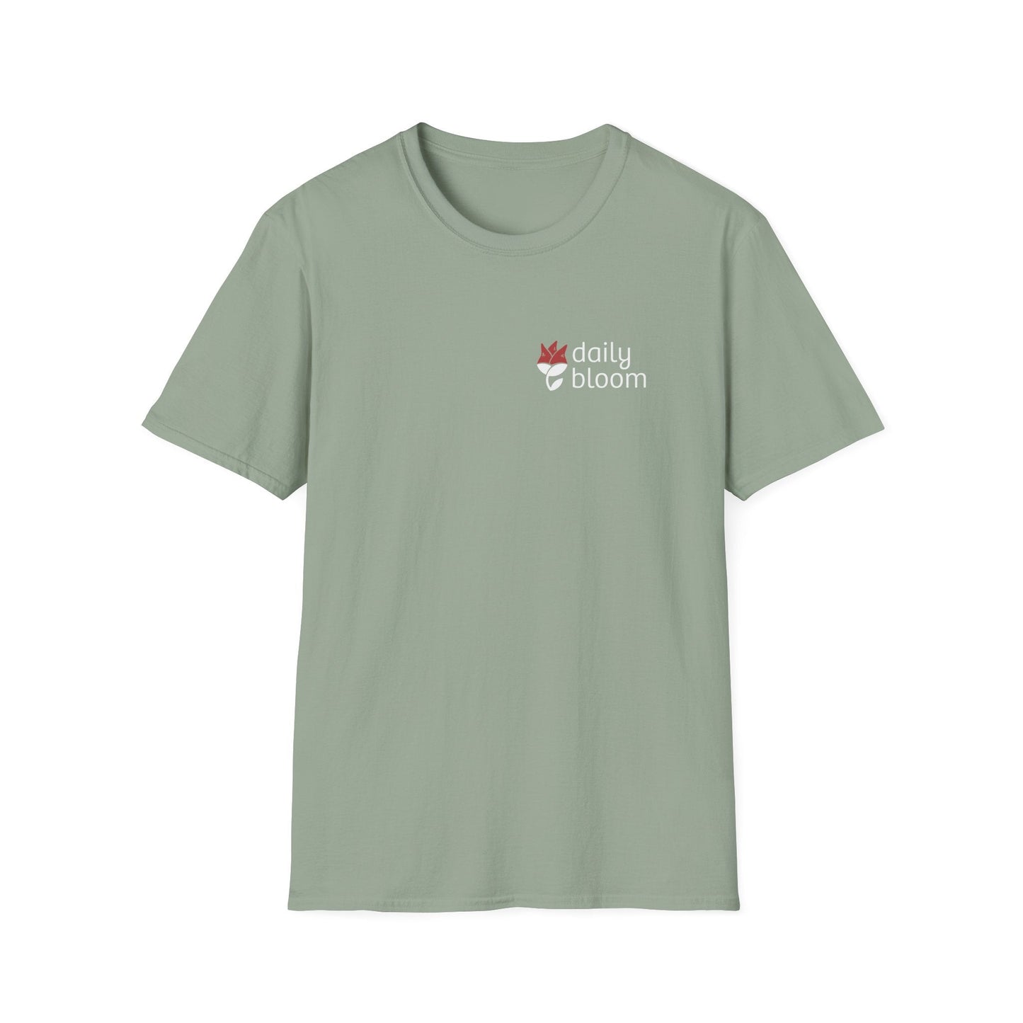 Daily Bloom Logo T-Shirt-Sage-Neurodiversity, ADHD & Autism Awareness & Acceptance by Daily Bloom