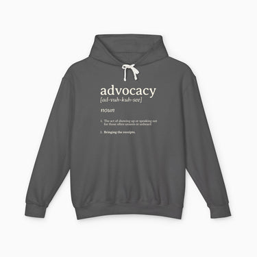 Autism Hoodie - Advocacy Definition Comfort Colors Lightweight Hoodie - Daily Bloom