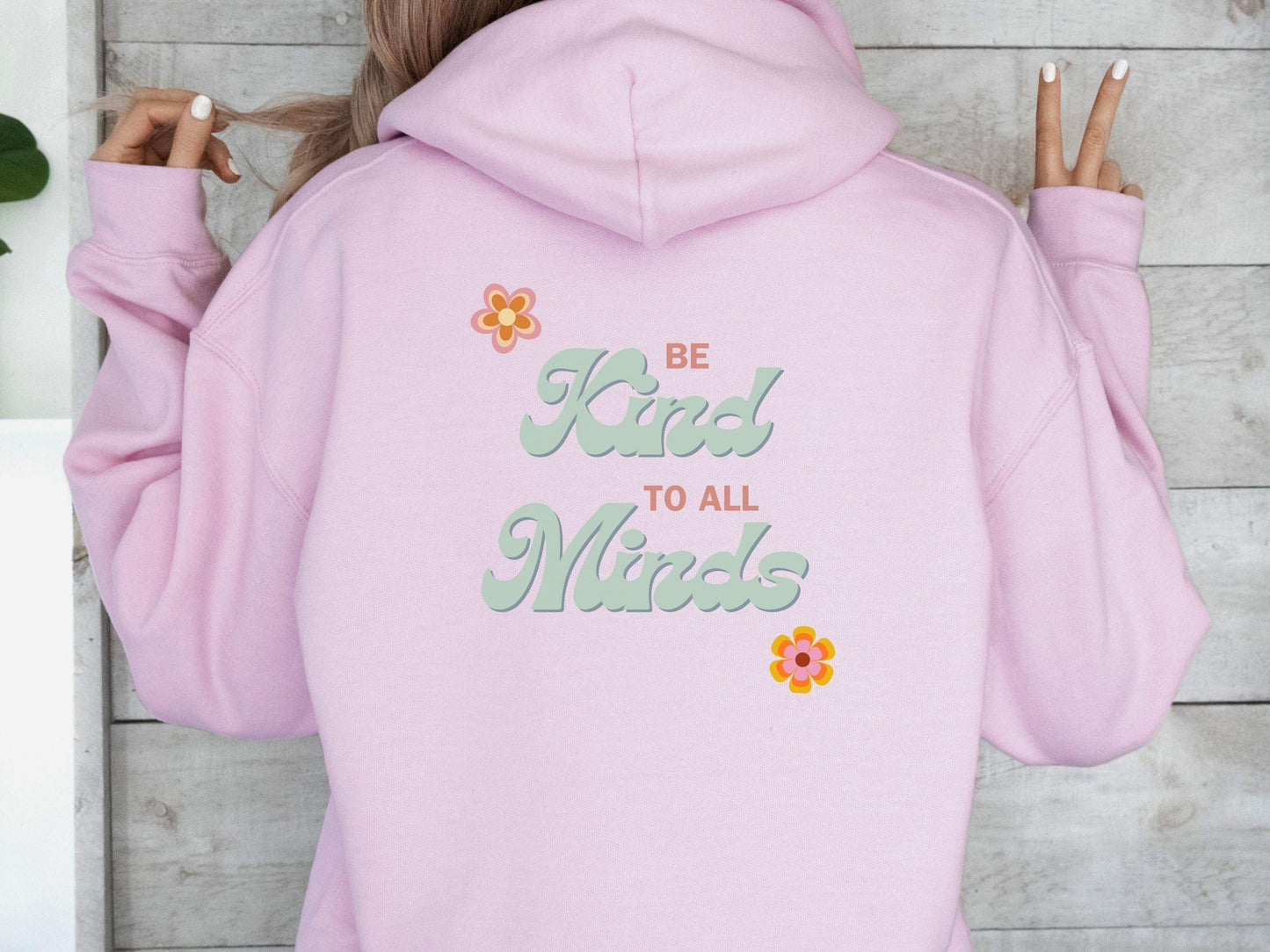 Be Kind to All Minds Hoodie-Neurodiversity, ADHD & Autism Awareness & Acceptance Hoodie by Daily Bloom
