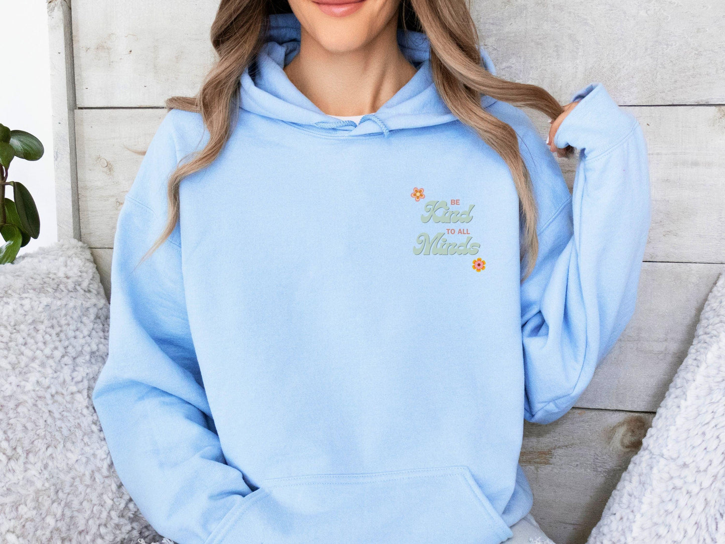Be Kind to All Minds Hoodie-Neurodiversity, ADHD & Autism Awareness & Acceptance Hoodie by Daily Bloom