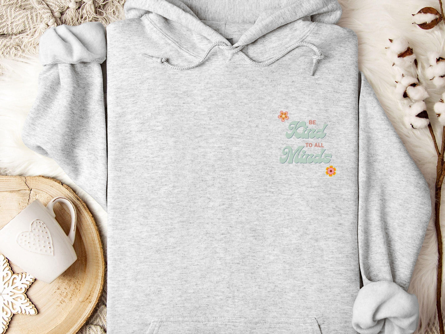 Be Kind to All Minds Hoodie-Neurodiversity, ADHD & Autism Awareness & Acceptance Hoodie by Daily Bloom