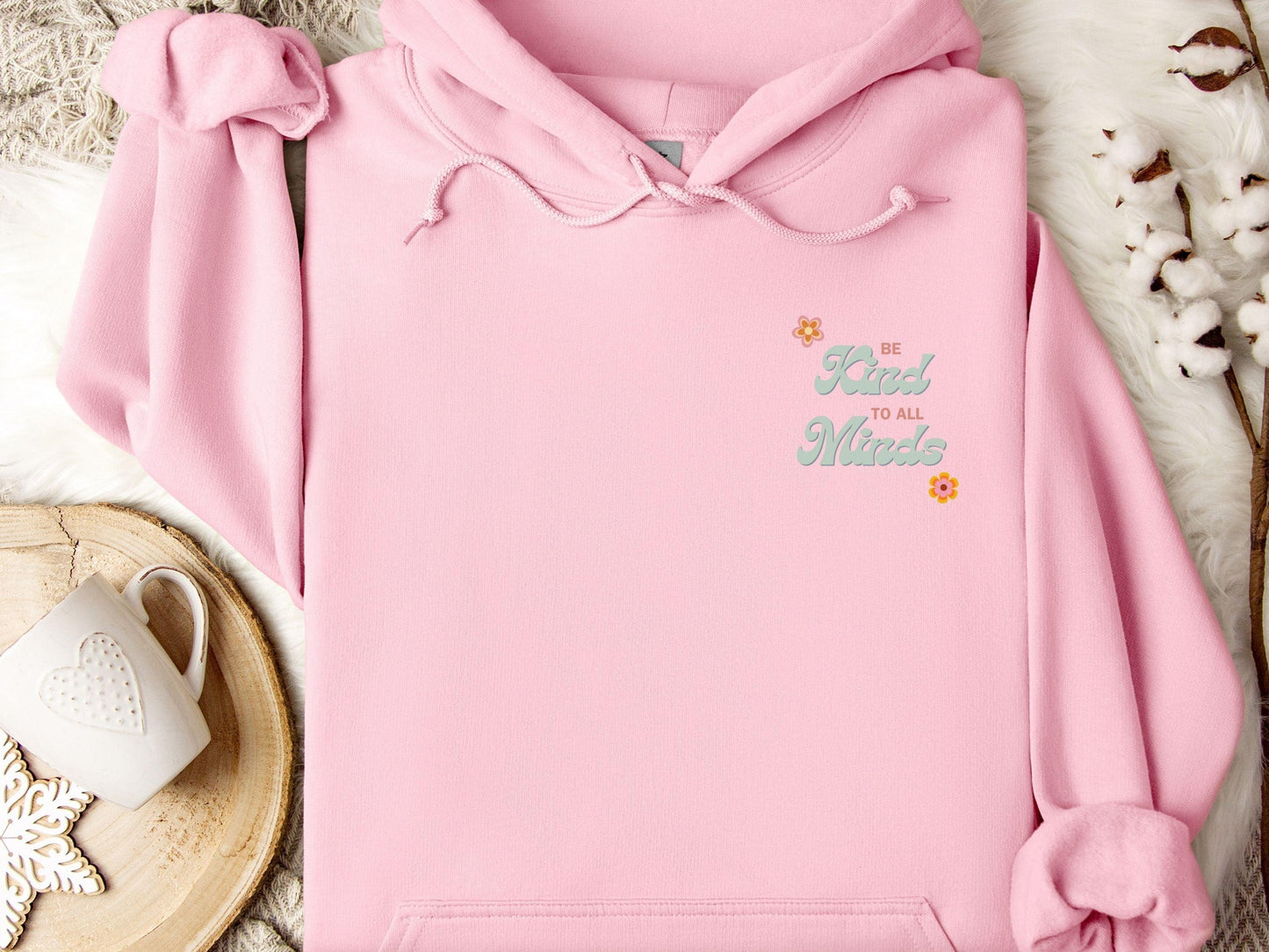 Be Kind to All Minds Hoodie-Neurodiversity, ADHD & Autism Awareness & Acceptance Hoodie by Daily Bloom