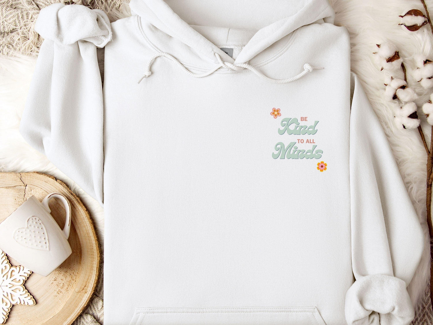 Be Kind to All Minds Hoodie-Neurodiversity, ADHD & Autism Awareness & Acceptance Hoodie by Daily Bloom
