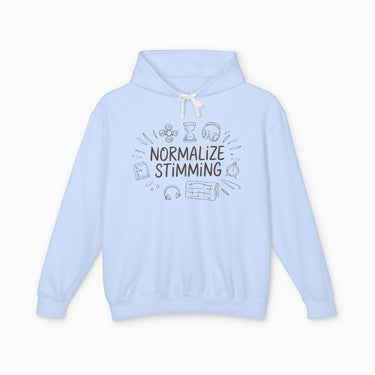 Autism Hoodie - Normalize Stimming Comfort Colors Lightweight Hoodie - Daily Bloom
