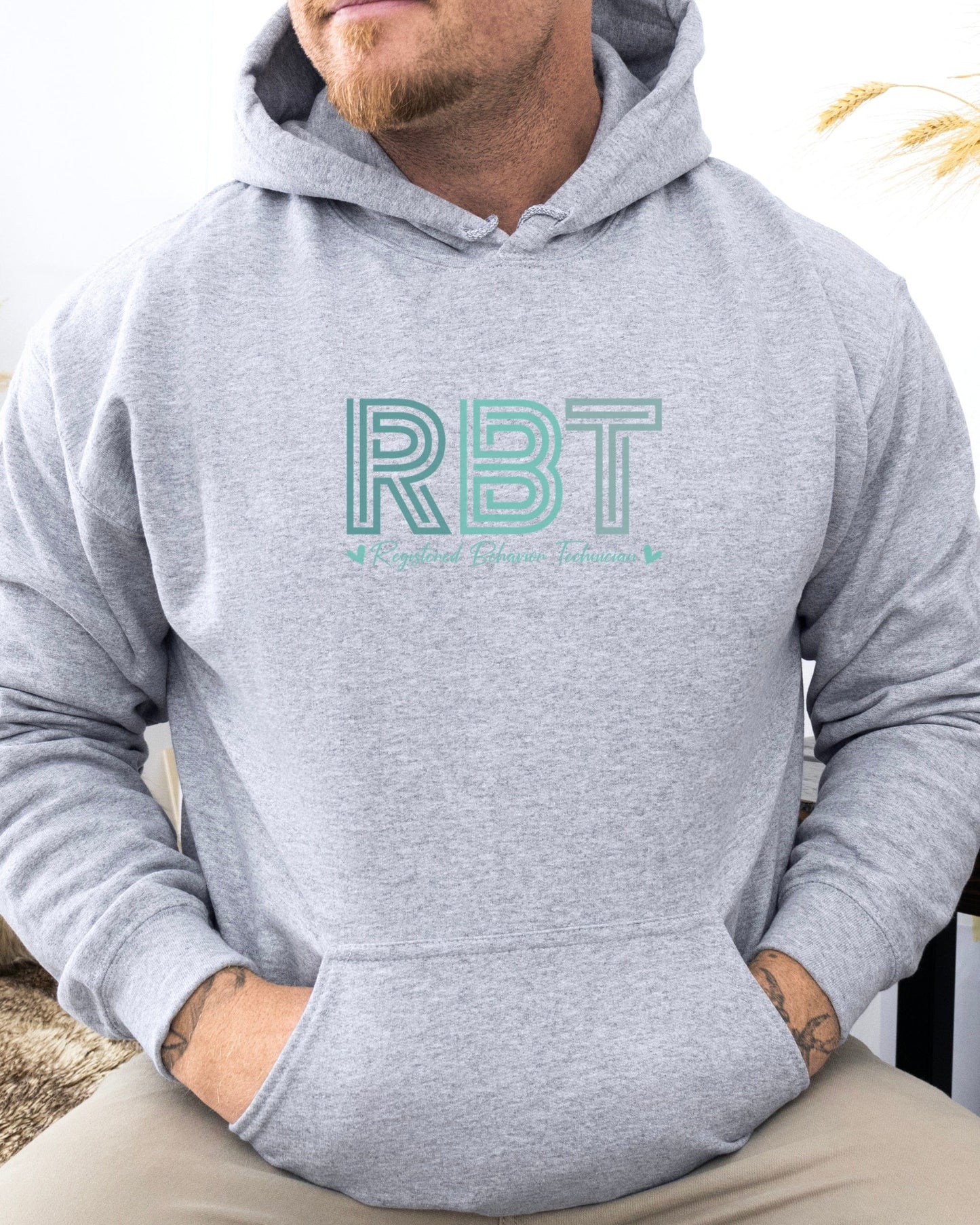 RBT Geometric Hoodie-Neurodiversity, ADHD & Autism Awareness & Acceptance Hoodie by Daily Bloom