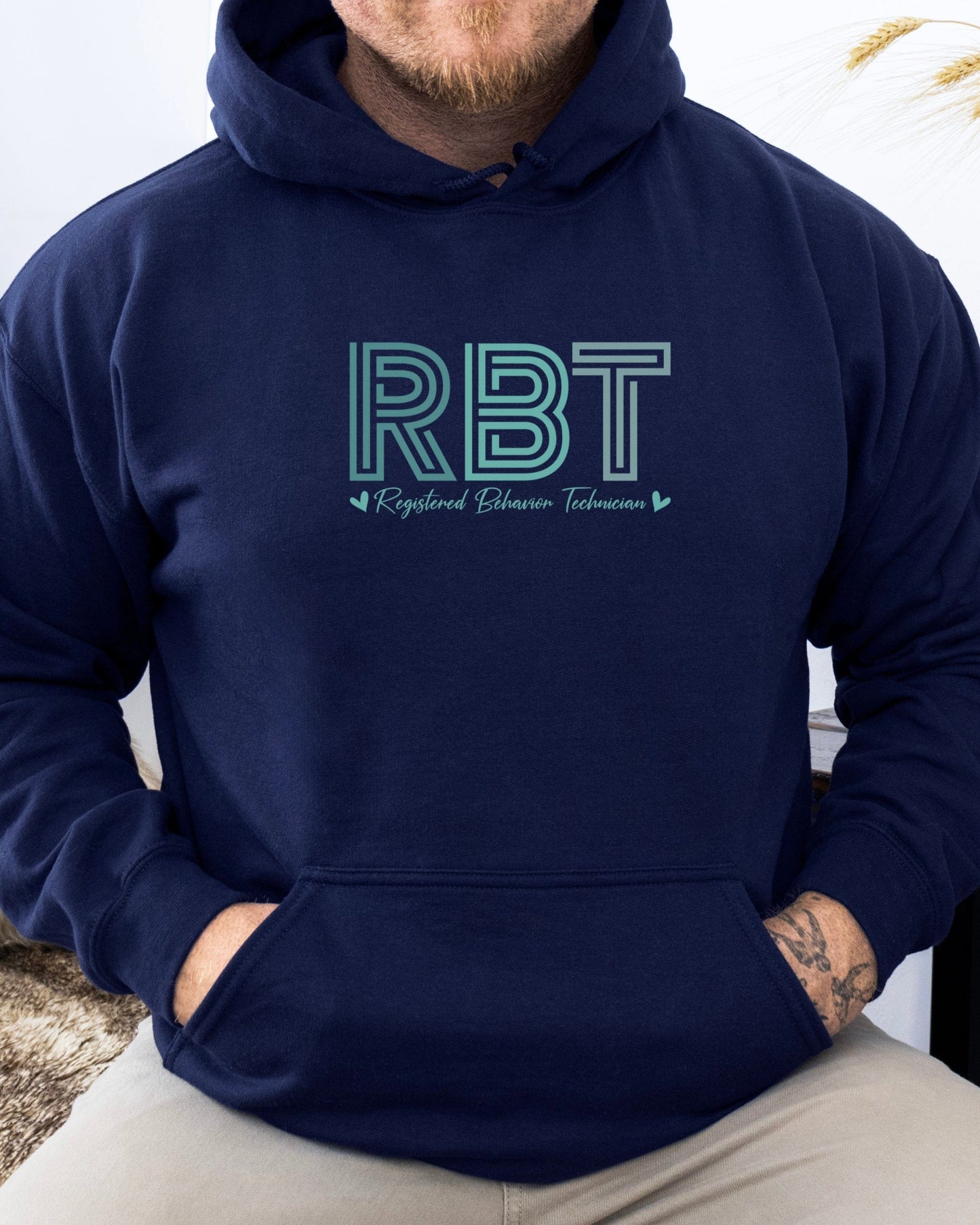 RBT Geometric Hoodie-Neurodiversity, ADHD & Autism Awareness & Acceptance Hoodie by Daily Bloom