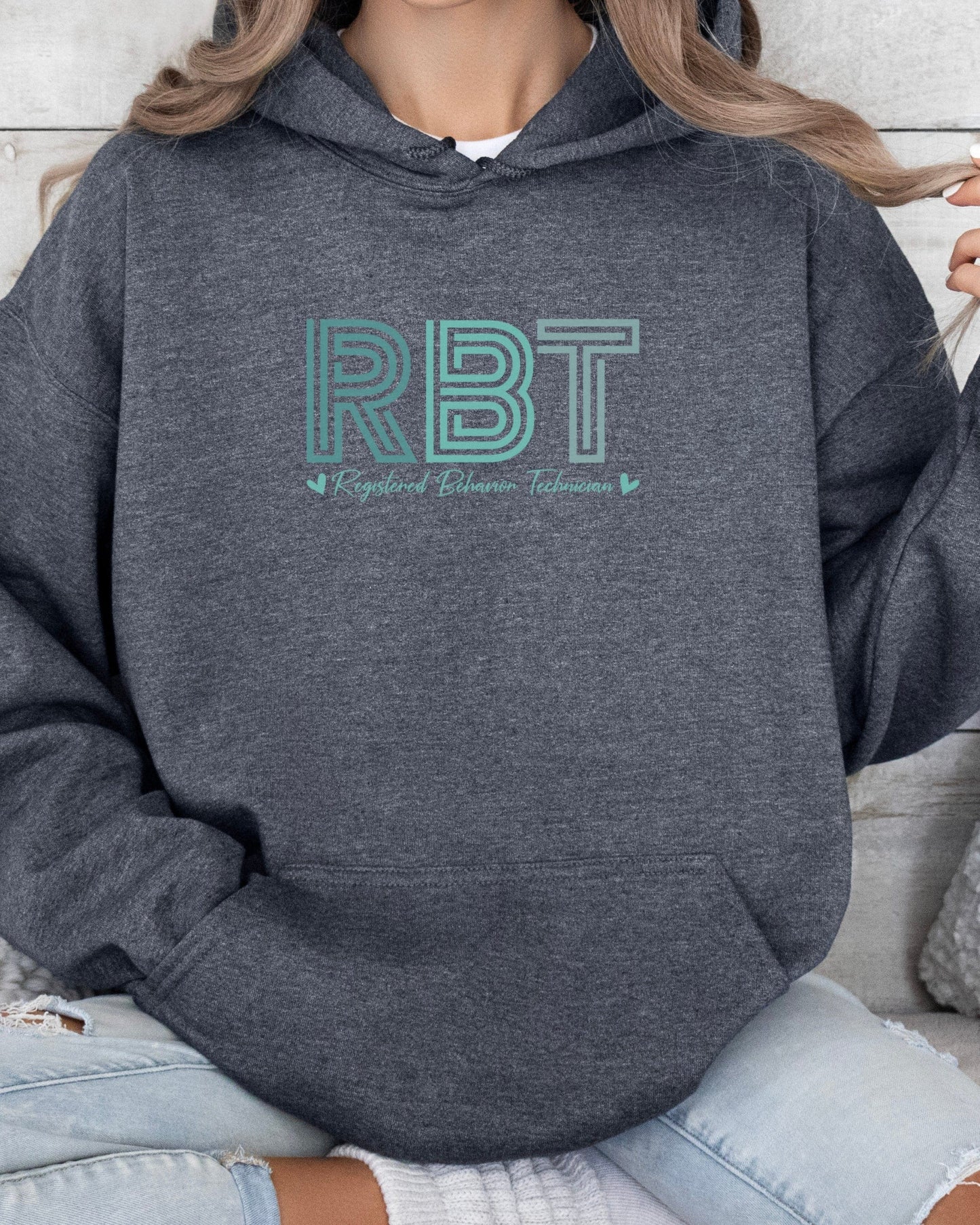 RBT Geometric Hoodie-Neurodiversity, ADHD & Autism Awareness & Acceptance Hoodie by Daily Bloom