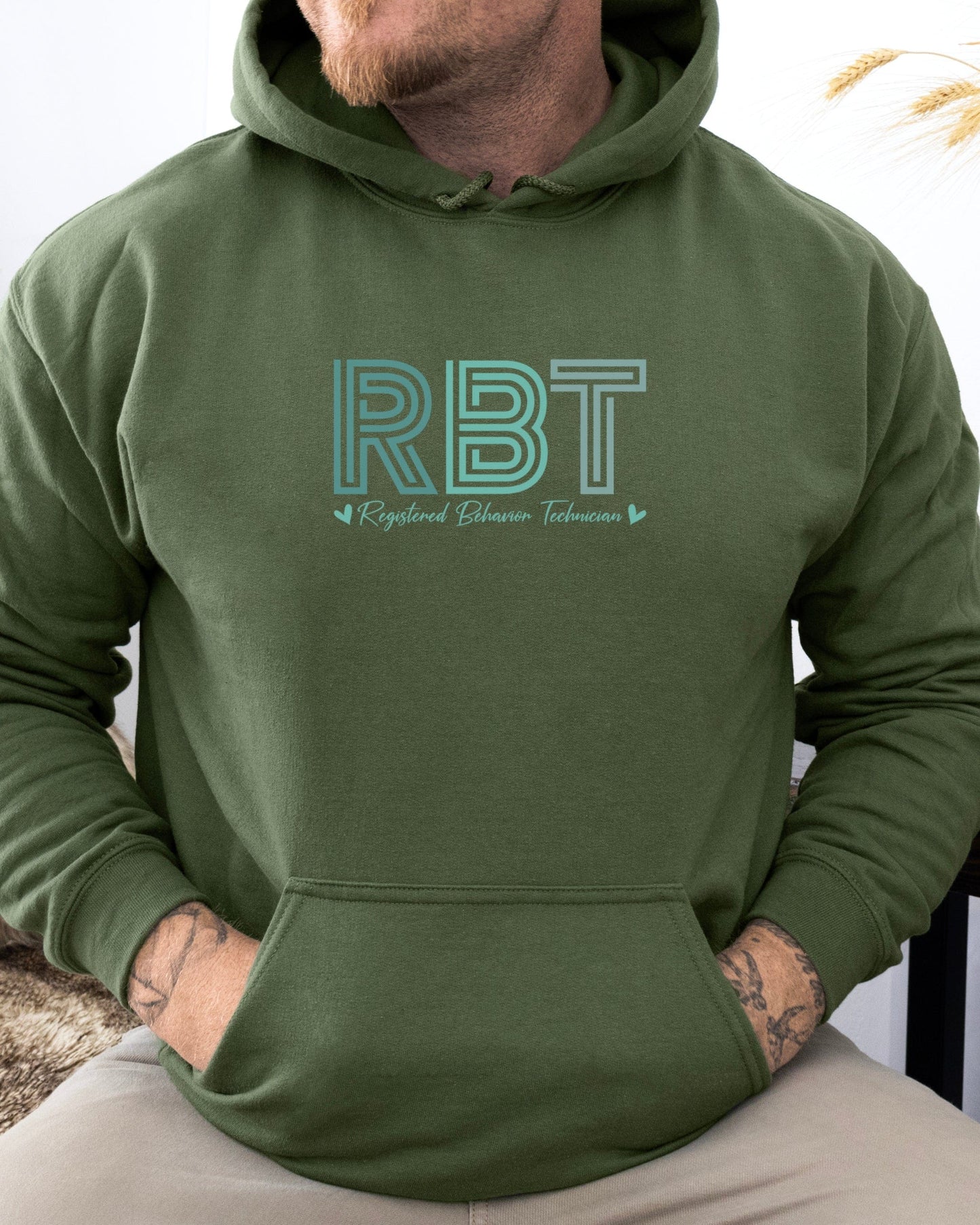 RBT Geometric Hoodie-Neurodiversity, ADHD & Autism Awareness & Acceptance Hoodie by Daily Bloom